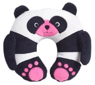 TravelBlue Dětský cestovní krční polštářek a hračka - Panda ChiChi TBU284