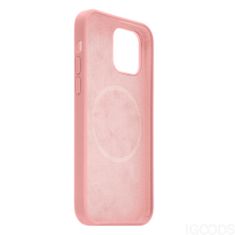 FIXED MagFlow silikonový kryt pro iPhone 12 Mini, červený Růžová