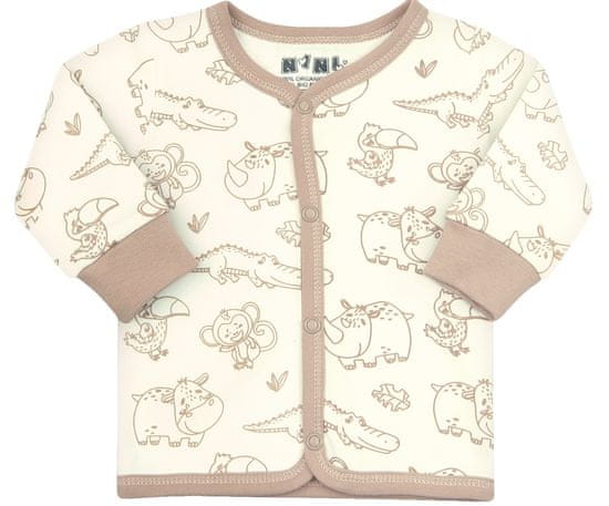 Nini dětský kojenecký kabátek z organické bavlny ABN-3087