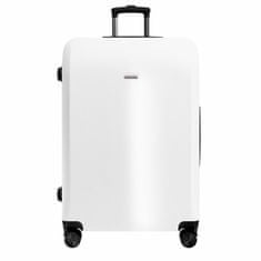 AVANCEA® Cestovní kufr DE828 bílý L 76x51x30 cm