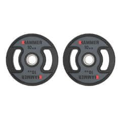 Hammer Olympijský kotouč HAMMER 2x10,0 kg PU
