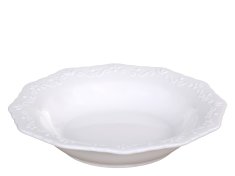Chic Antique Porcelánový hluboký talíř bílý Provence 21 cm