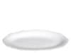 Chic Antique Porcelánový servírovací talíř bílý ovál Provence 23x15 cm