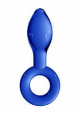 Shots Toys Shots Chrystalino Plugger blue skleněný anální kolík
