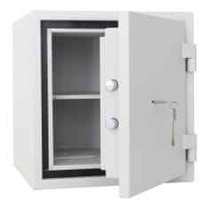 Rottner Fire Safe 40 nábytkový ohnivzdorný trezor šedý | Trezorový zámek na klíč | 44 x 46 x 45 cm