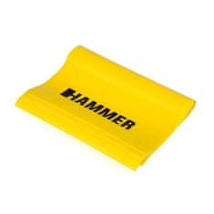 Hammer Posilovací guma HAMMER Gymnastic band 250cm lehká žlutá