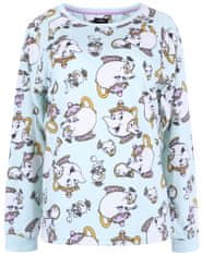 Disney Dámské dvoudílné pyžamo v mátové barvě paní Konvičková s hrnečkem , Kráska a zvíře DISNEY, XS