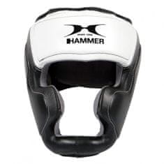 Hammer Boxerská helma HAMMER Sparring kožená černo/bílá S-M