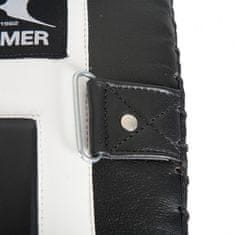 Hammer Tréninková lapa HAMMER Thai pad, leather, curved, black/white, pair