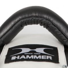 Hammer Tréninková lapa HAMMER Thai pad, leather, curved, black/white, pair