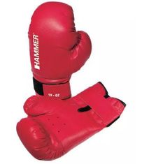 Hammer Boxovací rukavice HAMMER Fit PU 14 OZ červené