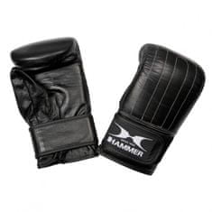 Hammer Boxovací rukavice HAMMER Punch cowhide černé S-M