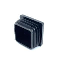 Záslepka čtvercová černá 45x45x1-2mm 10 ks