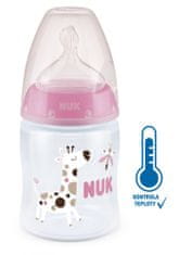 Nuk FC+ láhev s kontrolou teploty 150 ml, růžová