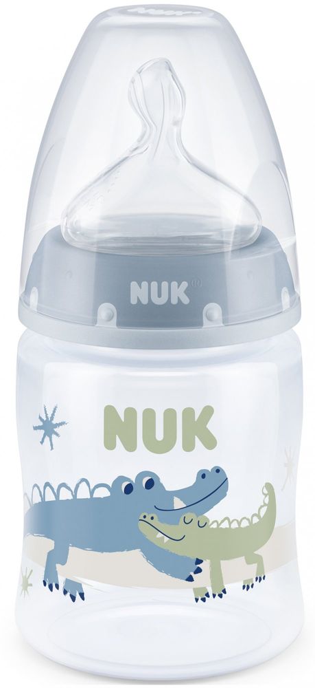 Levně Nuk FC+ láhev s kontrolou teploty 150 ml, modrá