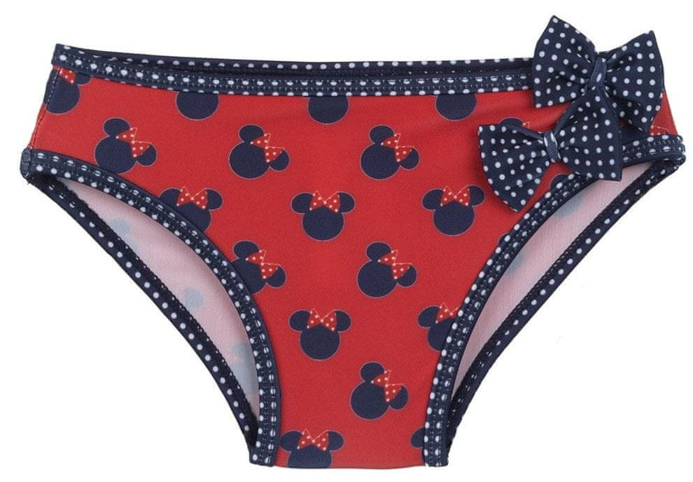 Disney dívčí spodní díl plavek Minnie Mouse 2200009225 červená 68