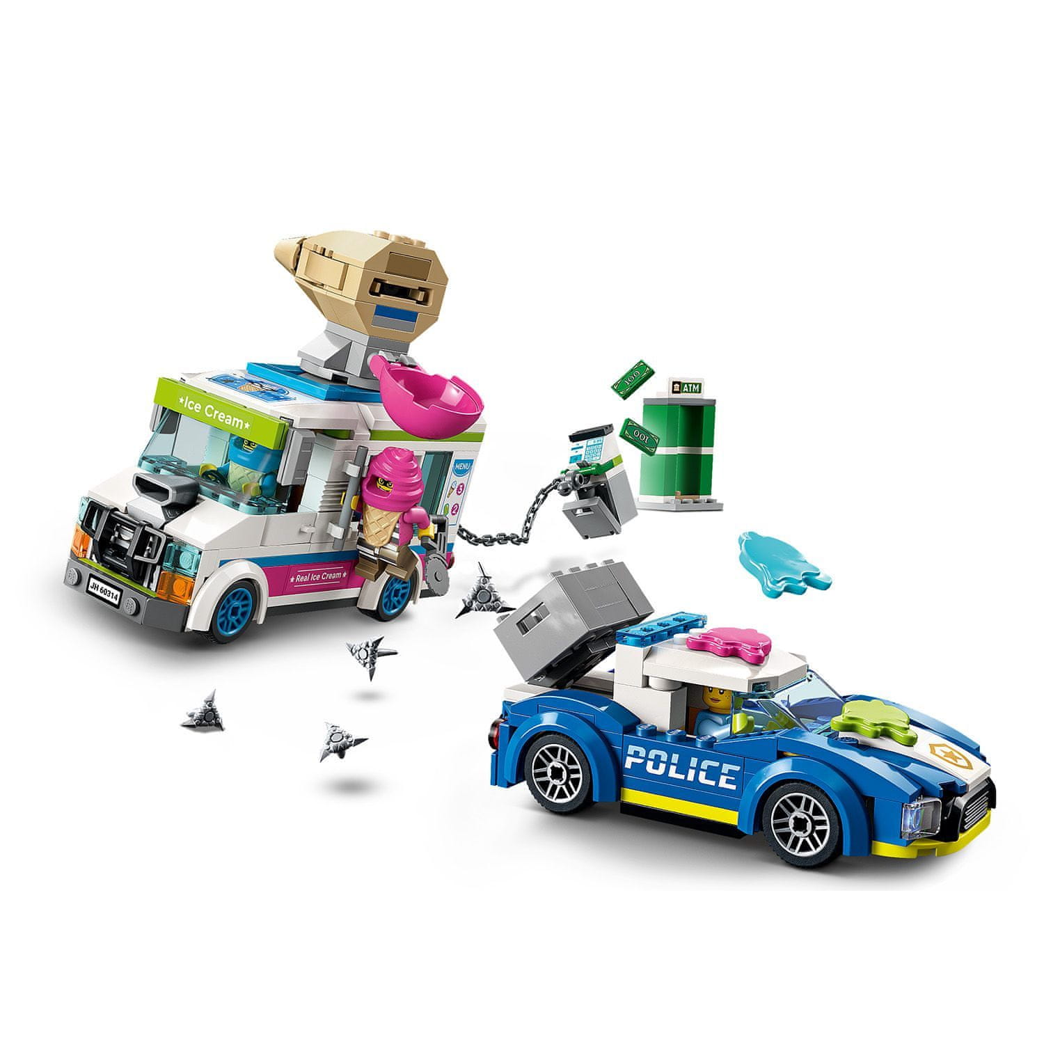 City - Policijski progon s kamionom za sladoled (60314)