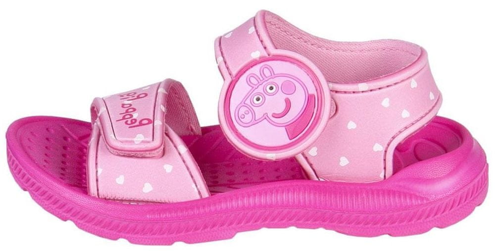 Disney dívčí sandály Peppa Pig 2300005256 růžová 27