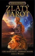 Barbara Moore: Královský Zlatý tarot - Kniha a 78 karet