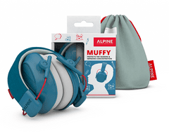 Alpine Muffy - dětská izolační sluchátka BLUE