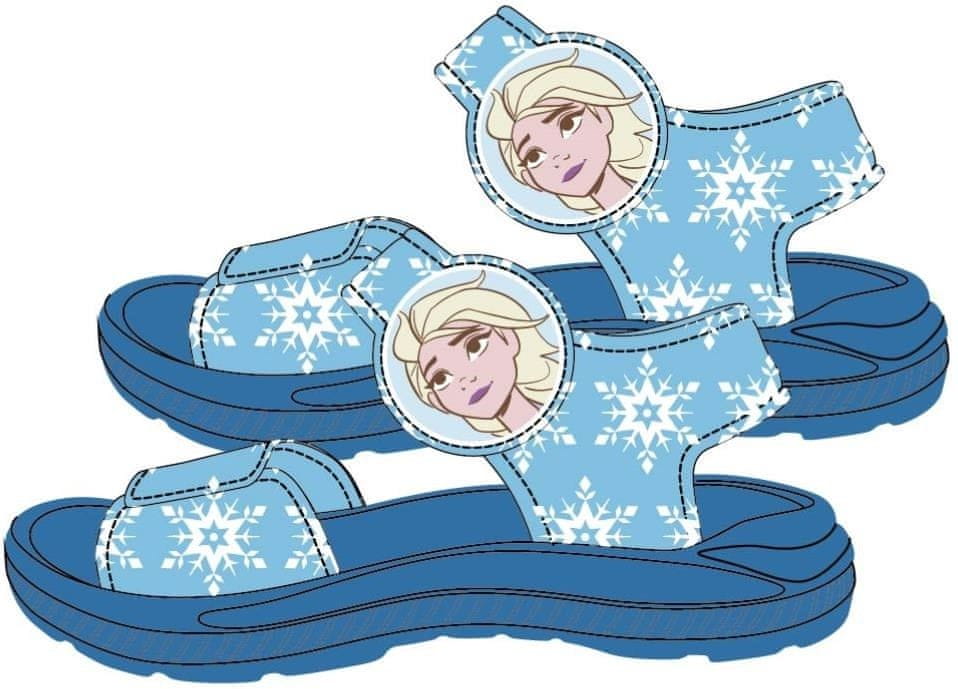 Disney dívčí sandály Frozen ll 2300005255 modrá 25