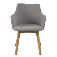 Design Scandinavia Konferenční židle s područkami Barley, šedá