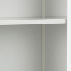 Design Scandinavia Vitrína Century, 190 cm, bílá