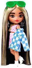 Mattel Barbie Extra Minis v kostkovaném outfitu HGP62