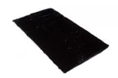 Chemex Koberec Plyšový Měkký Králík Fur Černá 80x150 cm