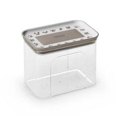 Stefanplast Snack Box obdélníková vzduchotěsná dóza 1,2l bílá/světle šedá