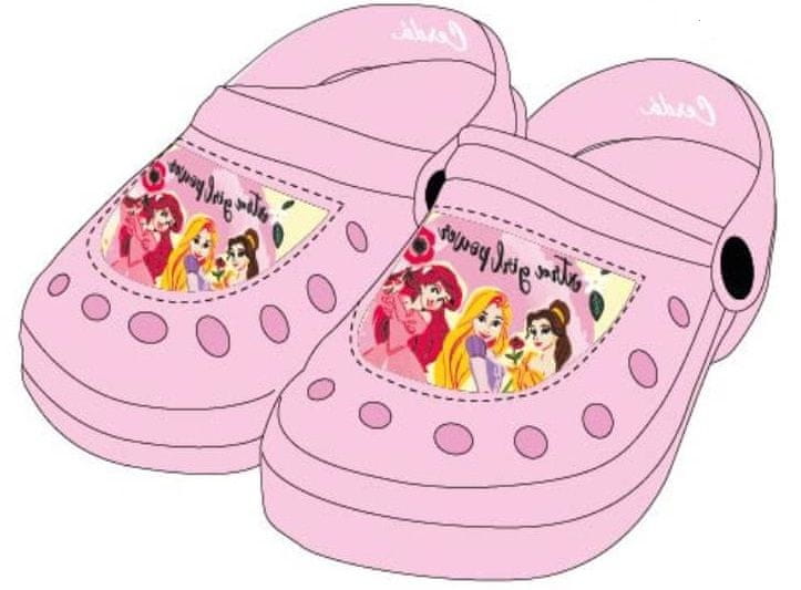 Disney dívčí clogs pantofle Princess 2300005224_1 růžová 25