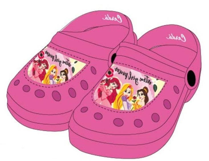 Disney dívčí clogs pantofle Princess 2300005224 27 růžová