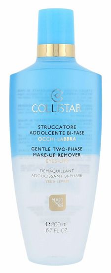 Collistar 200ml gentle two phase make-up remover eyes-lips,