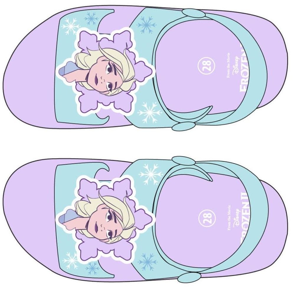 Disney dívčí sandály Frozen ll 2300005209 fialová 22/23
