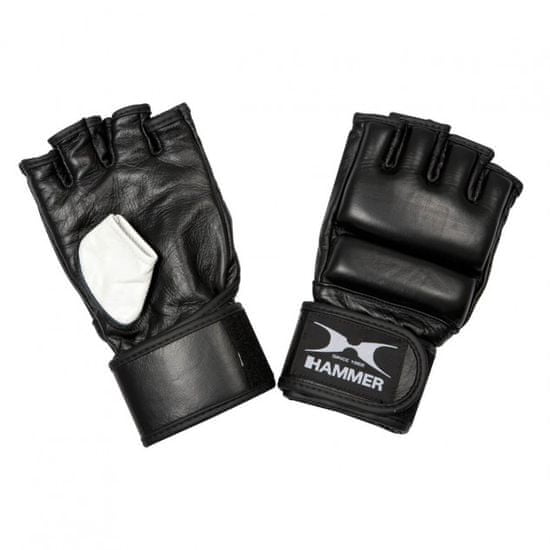 Hammer Fitness rukavice HAMMER MMA kožené XL černo/bílé