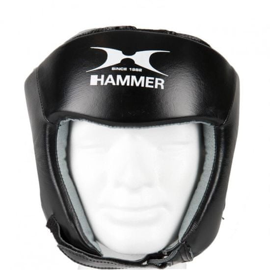 Hammer Boxerská helma HAMMER Fight bez mřížky M černá