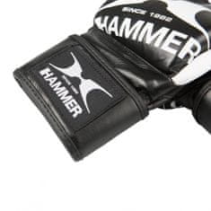 Hammer Fitness rukavice HAMMER MMA II kožené M černo/bílé