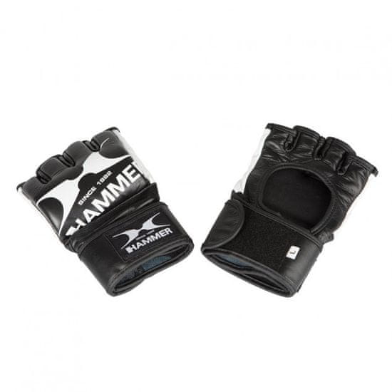 Hammer Fitness rukavice HAMMER MMA II kožené XL černo/bílé