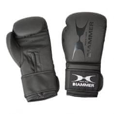 Hammer Fitness rukavice HAMMER Boxing PU 10 OZ černé