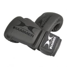 Hammer Fitness rukavice HAMMER Boxing PU 8 OZ černé