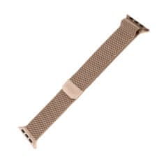 FIXED Síťovaný nerezový řemínek Mesh Strap pro Apple Watch 38/40/41mm FIXMEST-436-RG, růžové zlatý