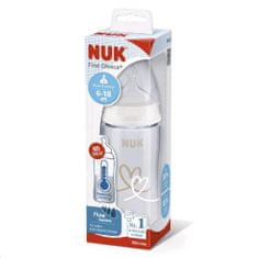 Nuk FC+ láhev s kontrolou teploty 300 ml - bílá