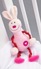 Sensillo Edukační plyšová hračka králíček s pískátkem