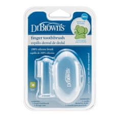 Dr.Brown´s Zubní kartáček prstový masážní s pouzdrem 3m+
