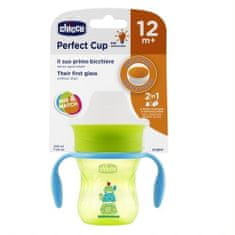 Chicco Hrnek Perfect 360 s držadly 200 ml zelený 12m+