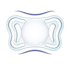 Chicco - Dudlík Physio Light, silikon, 16-36m plus modrá, 2ks