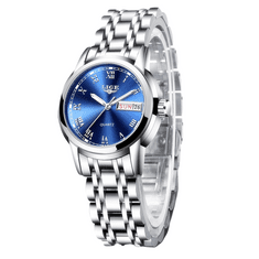Lige Elegantní dámské hodinky: model 10007-4 s dárkem ZDARMA v klasickém stylu