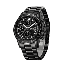 Lige Nabídka: Pánské hodinky Steel-černá 0002-3 + dárek zdarma - limitovaná edice!