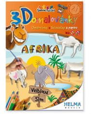 Helma365 3D omalovánka A4 - Set Afrika