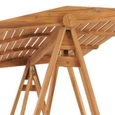 Petromila Houpací lavice 170 cm masivní teakové dřevo